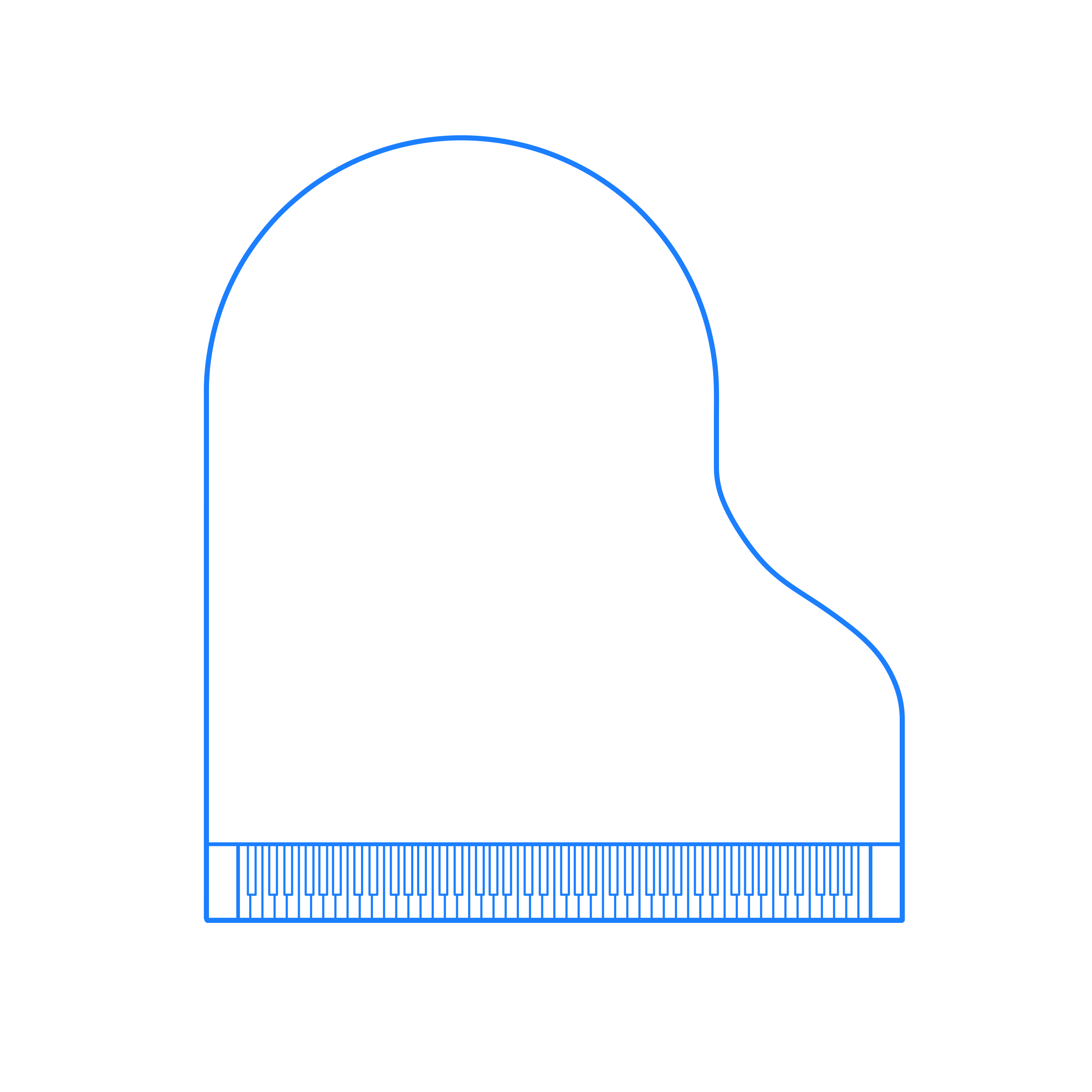 Furniture Pianos Outline Svg File Free Vectors